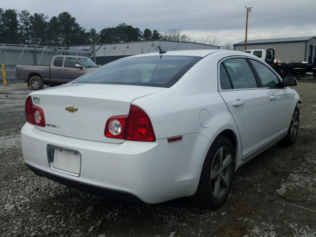 1G1ZC5E1XBF152017 - 2011 CHEVROLET MALIBU 1LT WHITE photo 4