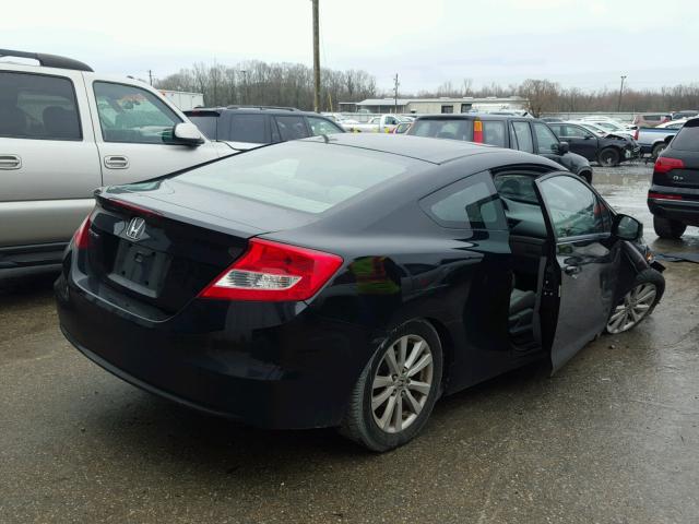 2HGFG3B15CH542533 - 2012 HONDA CIVIC EXL 黑色 照片 4