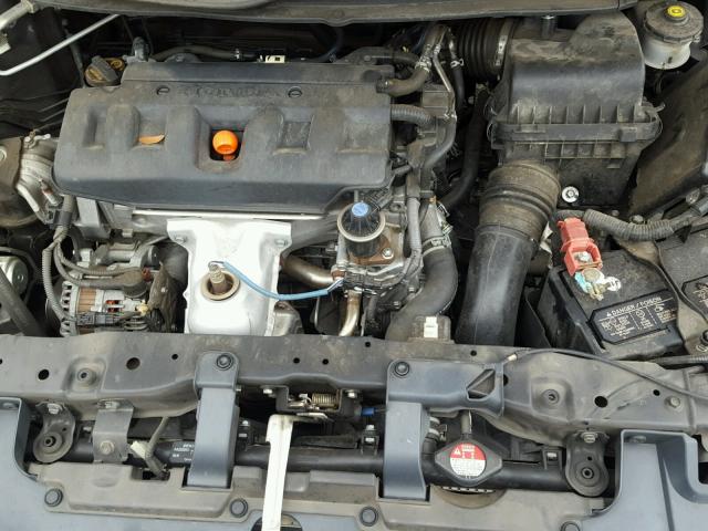 2HGFG3B15CH542533 - 2012 HONDA CIVIC EXL 黑色 照片 7