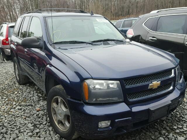 1GNDT13S882256972 - 2008 CHEVROLET TRAILBLAZE BLUE photo 1