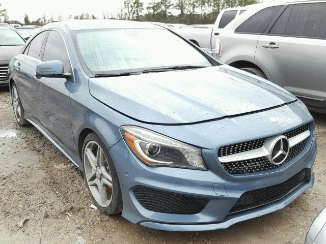 WDDSJ4EB2EN063074 - 2014 MERCEDES-BENZ CLA 250 BLUE photo 1