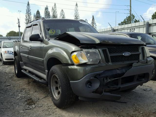 1FMZU67E61UA82192 - 2001 FORD EXPLORER S GREEN photo 1