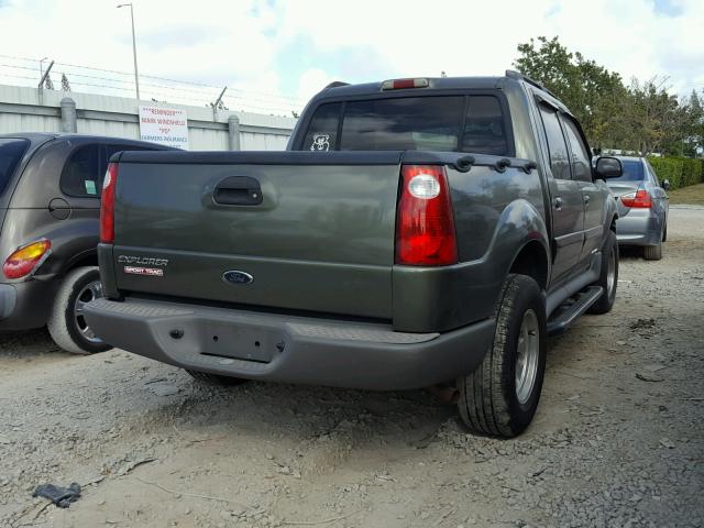 1FMZU67E61UA82192 - 2001 FORD EXPLORER S GREEN photo 4