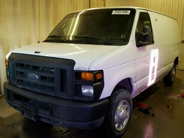 1FTNE1EW9BDA95907 - 2011 FORD ECONOLINE WHITE photo 2