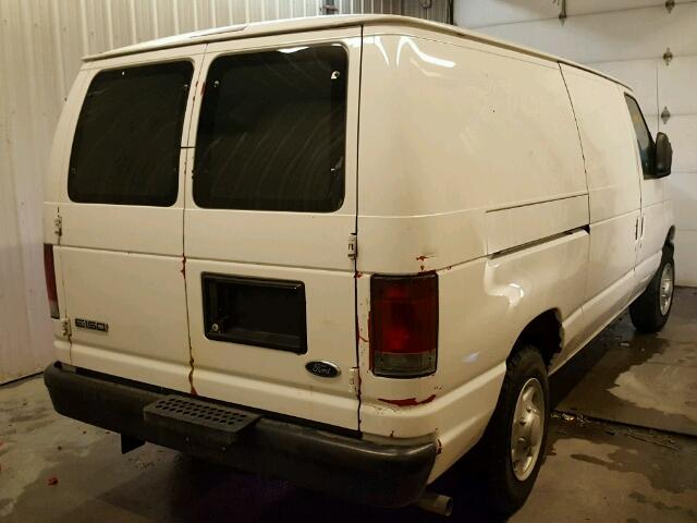 1FTNE1EW9BDA95907 - 2011 FORD ECONOLINE WHITE photo 4