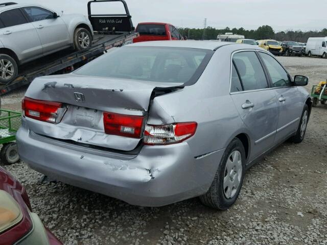 3HGCM56415G700140 - 2005 HONDA ACCORD LX SILVER photo 4