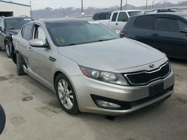 KNAGN4A65B5138727 - 2011 KIA OPTIMA EX SILVER photo 1