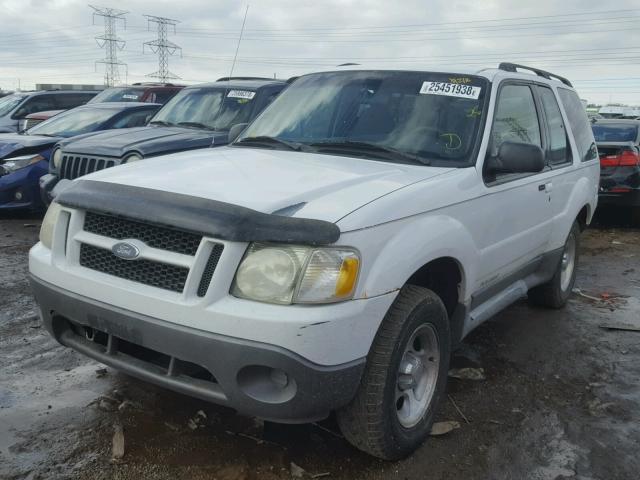 1FMYU70E52UB39107 - 2002 FORD EXPLORER S WHITE photo 2