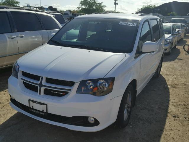 2C4RDGEG7ER376220 - 2014 DODGE GRAND CARA WHITE photo 2