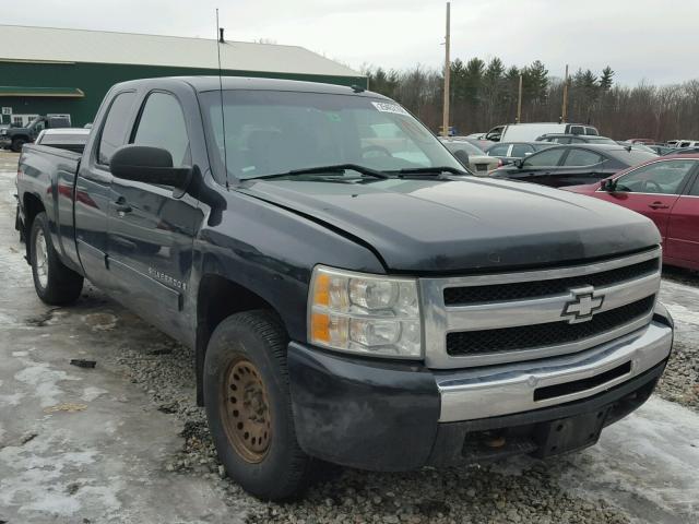 2GCEK19C291106325 - 2009 CHEVROLET SILVERADO BLACK photo 1