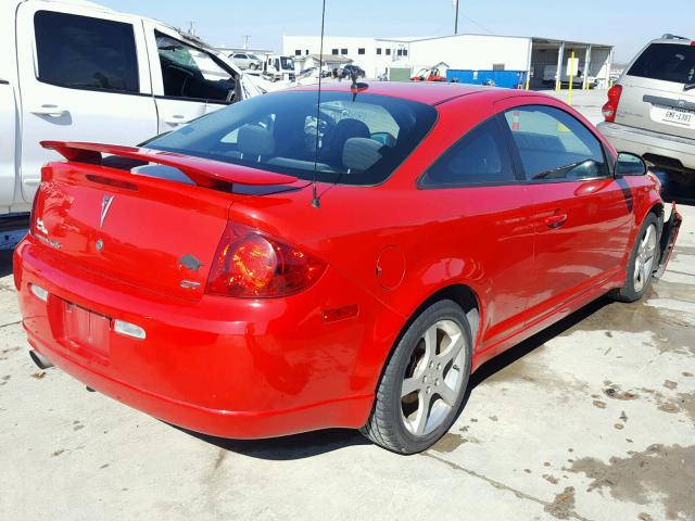 1G2AN18B787234001 - 2008 PONTIAC G5 GT RED photo 4