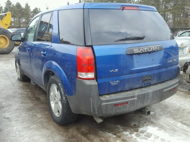 5GZCZ63494S874005 - 2004 SATURN VUE BLUE photo 3