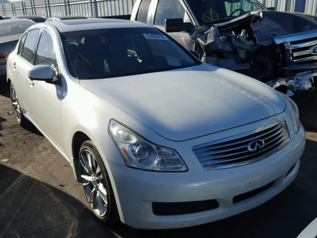 JNKBV61E57M721651 - 2007 INFINITI G35 WHITE photo 1