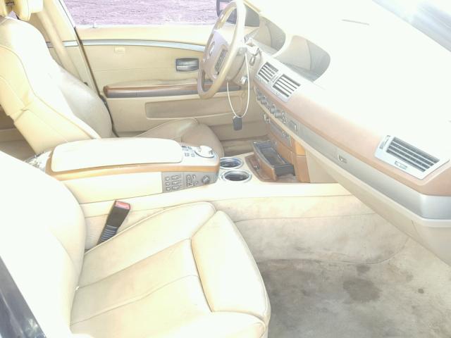 WBAGN634X4DS48141 - 2004 BMW 745 LI BLUE photo 5