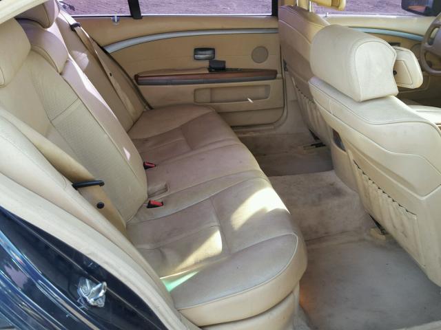 WBAGN634X4DS48141 - 2004 BMW 745 LI BLUE photo 6