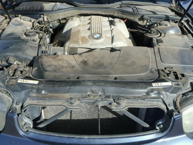 WBAGN634X4DS48141 - 2004 BMW 745 LI BLUE photo 7