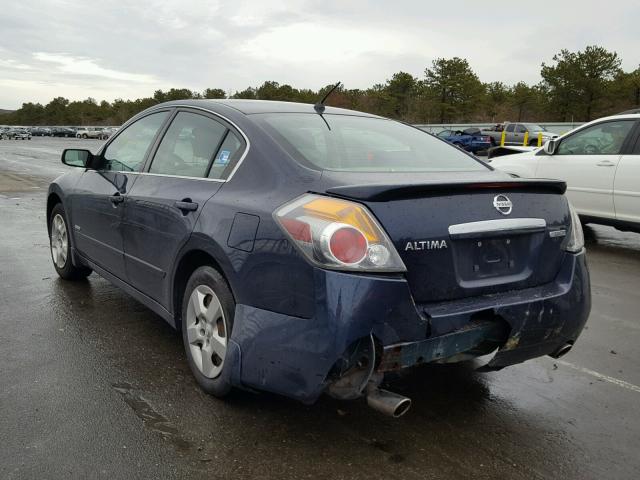 1N4CL21E87C217160 - 2007 NISSAN ALTIMA HYB BLUE photo 3