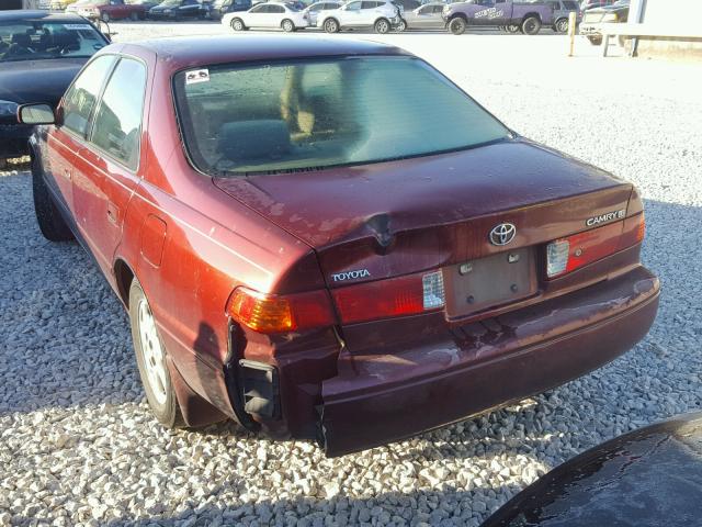 4T1BG22K31U086070 - 2001 TOYOTA CAMRY CE MAROON photo 3