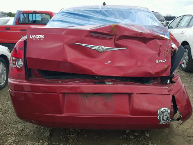 2C3KA43R68H208211 - 2008 CHRYSLER 300 LX RED photo 10