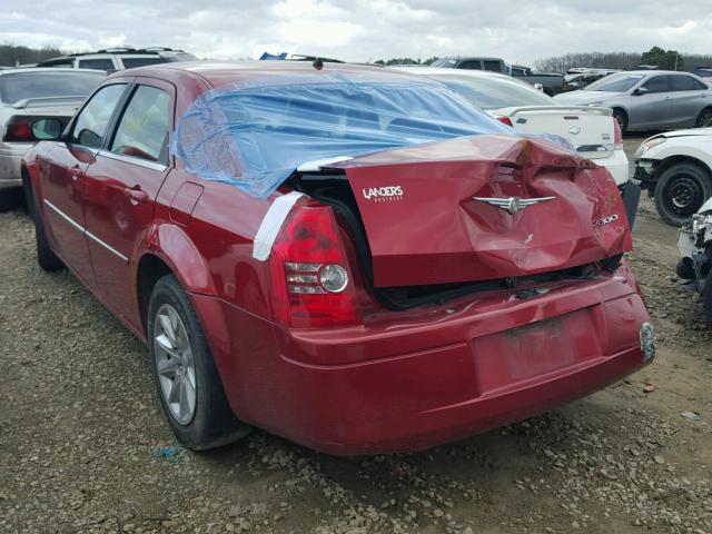 2C3KA43R68H208211 - 2008 CHRYSLER 300 LX RED photo 3