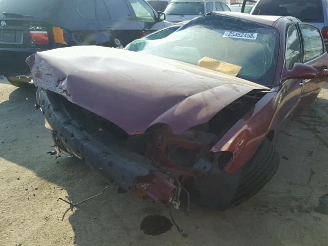 2G4WD582261193892 - 2006 BUICK LACROSSE C MAROON photo 2