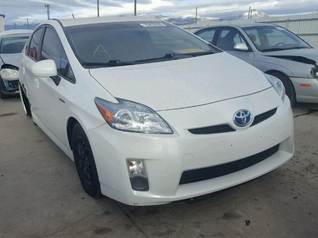 JTDKN3DUXA0031959 - 2010 TOYOTA PRIUS WHITE photo 1