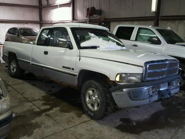 3B7HC13YXTG147895 - 1996 DODGE RAM 1500 WHITE photo 1