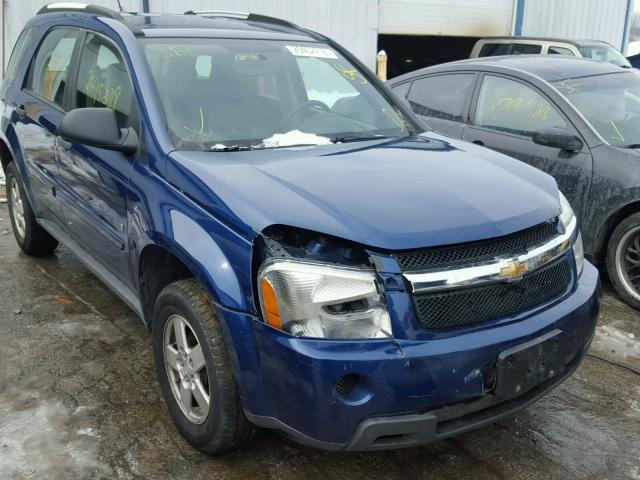 2CNDL23F086285074 - 2008 CHEVROLET EQUINOX LS BLUE photo 1