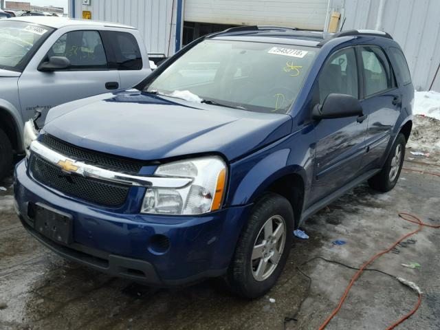 2CNDL23F086285074 - 2008 CHEVROLET EQUINOX LS BLUE photo 2