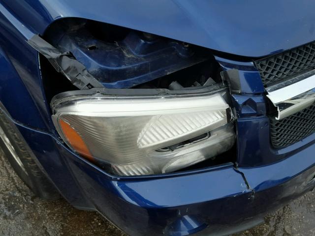 2CNDL23F086285074 - 2008 CHEVROLET EQUINOX LS BLUE photo 9