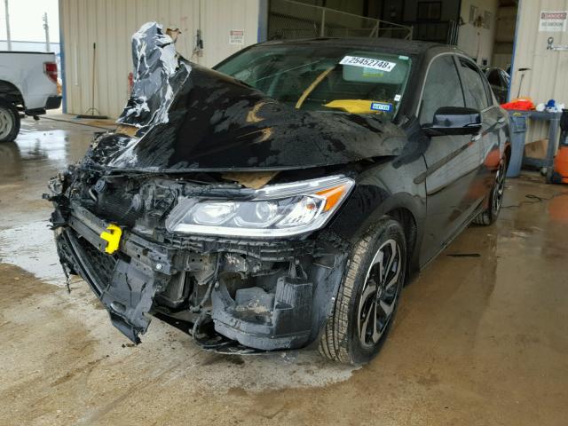 1HGCR2F87GA154738 - 2016 HONDA ACCORD EXL BLACK photo 2