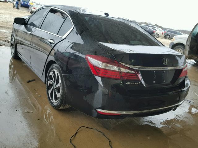 1HGCR2F87GA154738 - 2016 HONDA ACCORD EXL BLACK photo 3