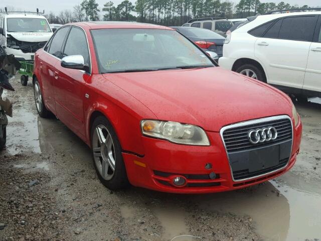 WAUAF78E77A070169 - 2007 AUDI A4 2 RED photo 1