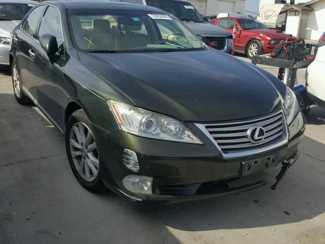 JTHBK1EG0A2394098 - 2010 LEXUS ES 350 GREEN photo 1