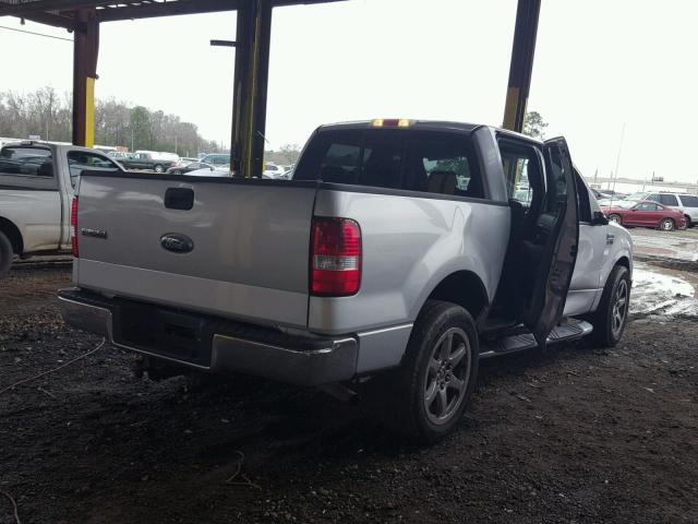 1FTPW12506FA25899 - 2006 FORD F150 SUPER SILVER photo 4