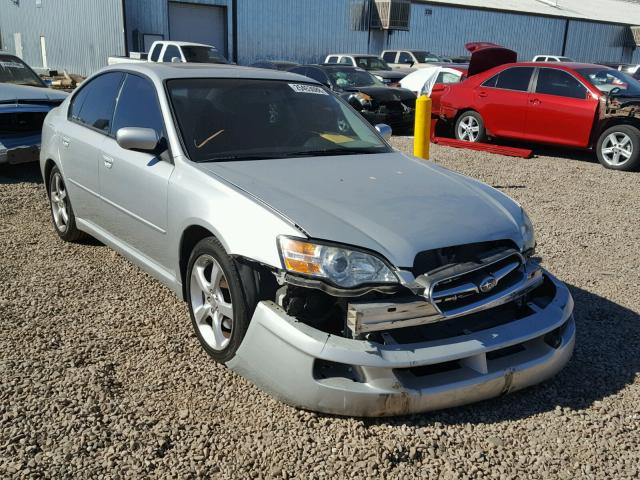 4S3BL616277205441 - 2007 SUBARU LEGACY 2.5 SILVER photo 1