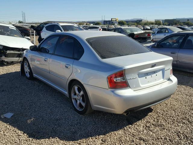 4S3BL616277205441 - 2007 SUBARU LEGACY 2.5 SILVER photo 3