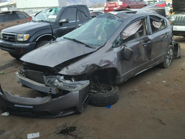 19XFA1F8XAE019075 - 2010 HONDA CIVIC EX ყავისფერი ფოტო 2