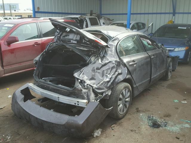 19XFA1F8XAE019075 - 2010 HONDA CIVIC EX ყავისფერი ფოტო 4