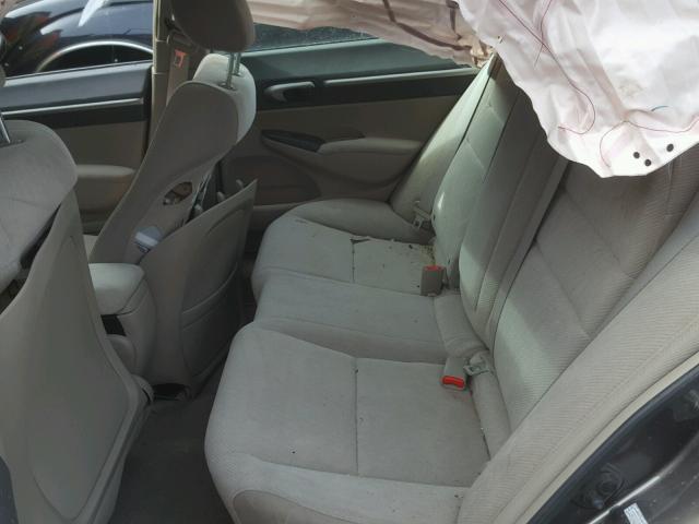 19XFA1F8XAE019075 - 2010 HONDA CIVIC EX ყავისფერი ფოტო 6