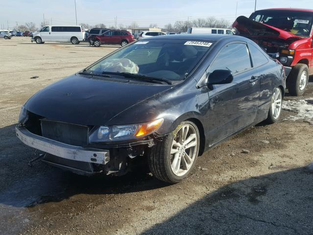 2HGFG21536H705702 - 2006 HONDA CIVIC SI BLACK photo 2