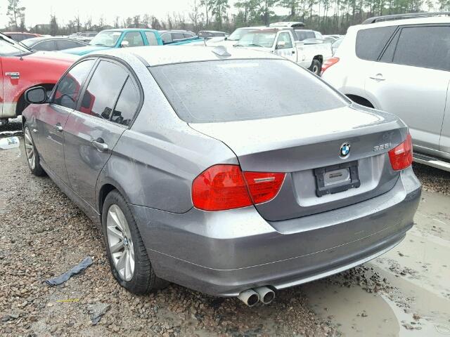 WBAPH5G59BNM78927 - 2011 BMW 328 I SULE GRAY photo 3