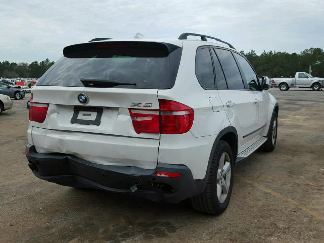 5UXFE43538L027504 - 2008 BMW X5 3.0I WHITE photo 4