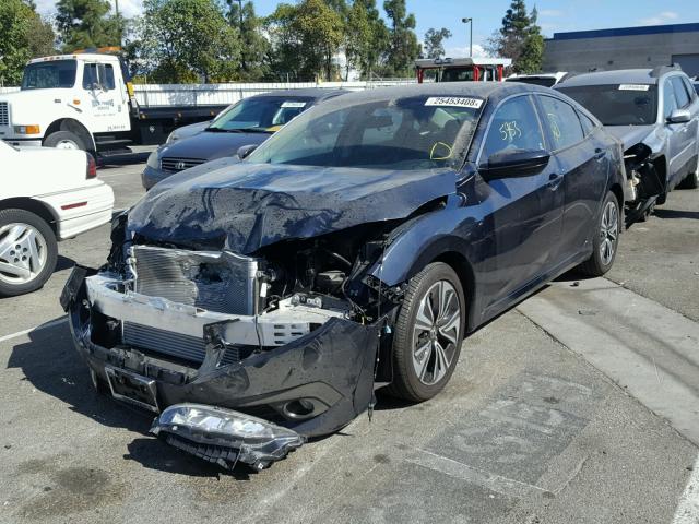 2HGFC1F38HH658957 - 2017 HONDA CIVIC EX გრაფიტი ფოტო 2