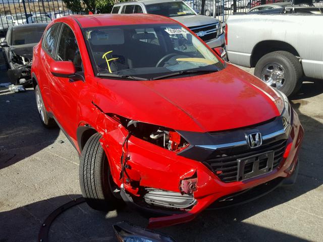 3CZRU5H33HG704850 - 2017 HONDA HR-V LX RED photo 1