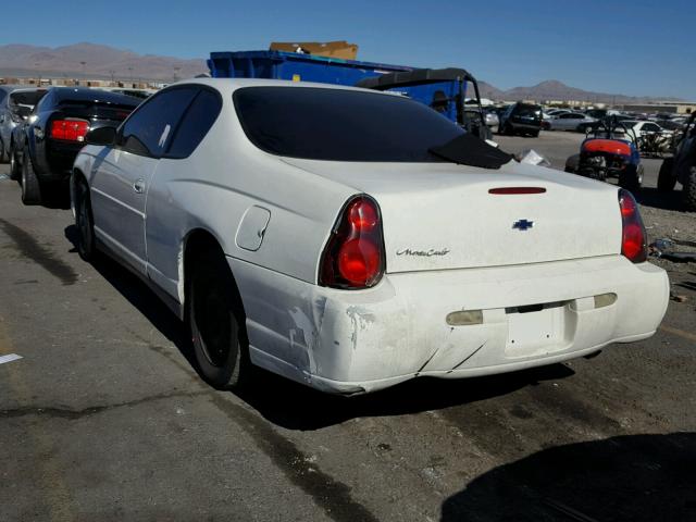 2G1WW12E759220345 - 2005 CHEVROLET MONTE CARL 白色 照片 3