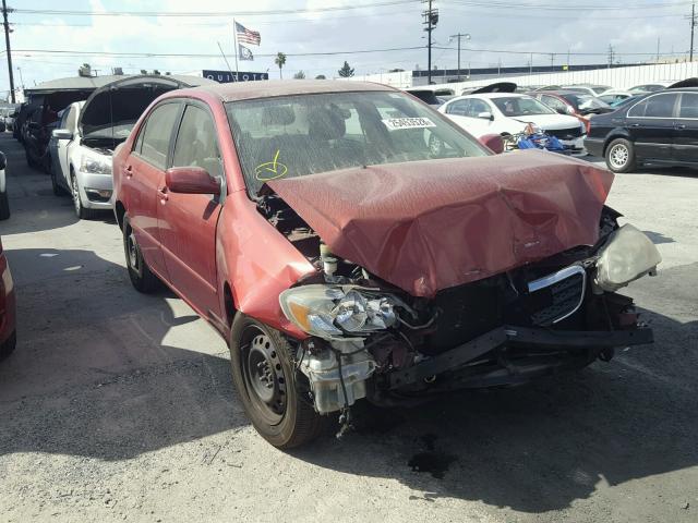 1NXBR30EX5Z392489 - 2005 TOYOTA COROLLA CE RED photo 1