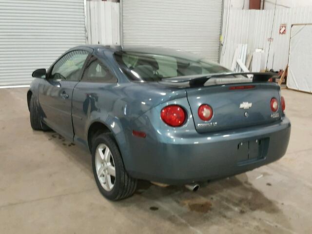 1G1AL15F767777525 - 2006 CHEVROLET COBALT LT BLUE photo 3