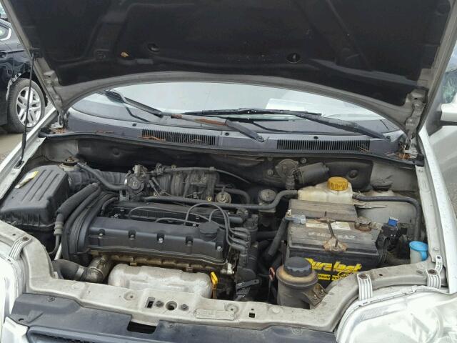 KL1TD52625B358901 - 2005 CHEVROLET AVEO BASE فضي صورة 7