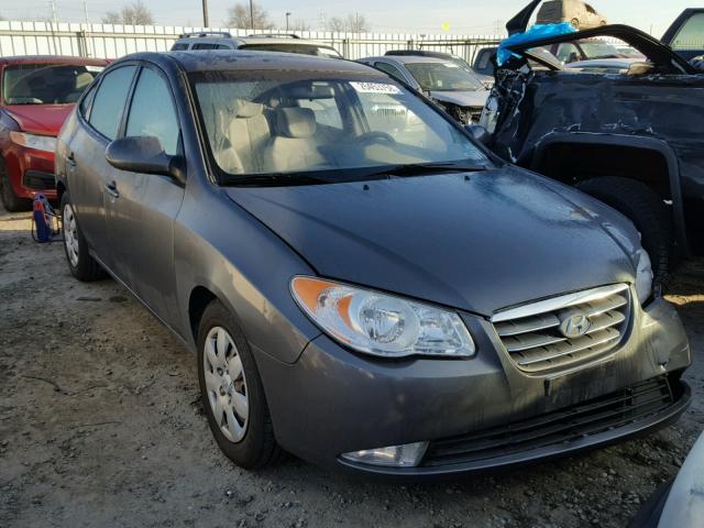 KMHDU46D88U275901 - 2008 HYUNDAI ELANTRA GL GRAY photo 1